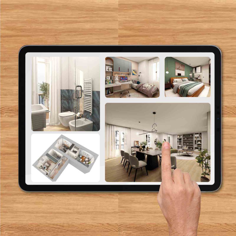 Render a supporto della promozione immobiliare.